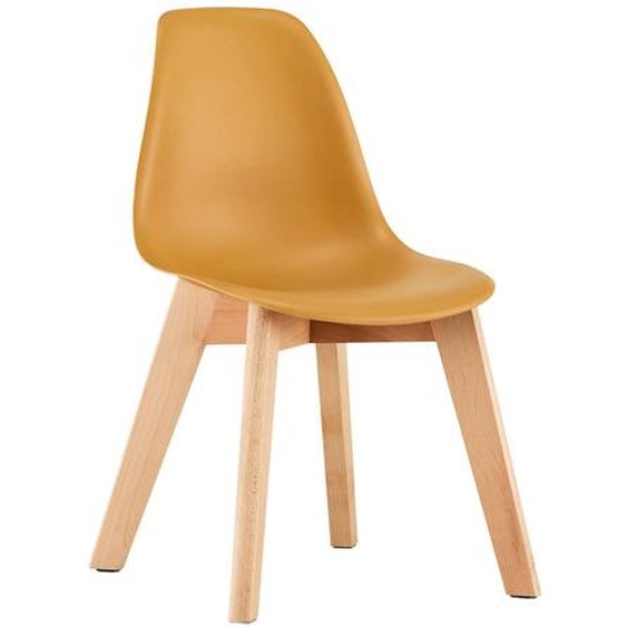 Lot De 2 Chaises Scandinaves Pour Enfant Bois De Hêtre - Nils Kid Moutarde