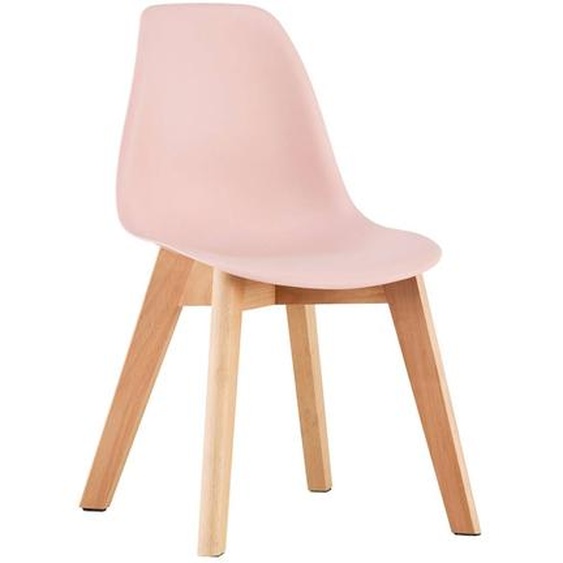 Lot De 2 Chaises Scandinaves Pour Enfant Bois De Hêtre - Nils Kid Rose Pâle
