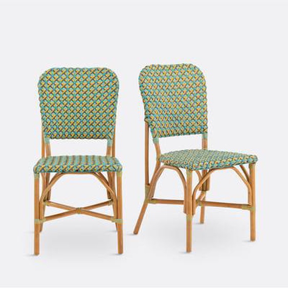 Lot de 2 chaises tressées, Musette