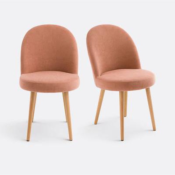 Lot de 2 chaises velours côtelé, Inès