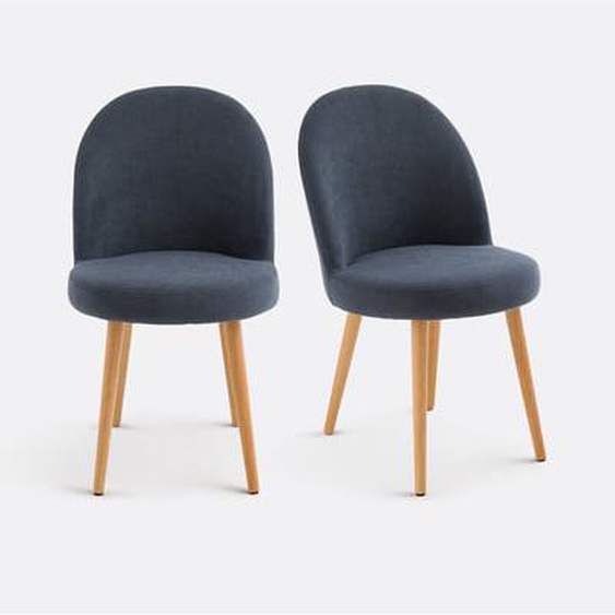Lot de 2 chaises velours côtelé, Inès