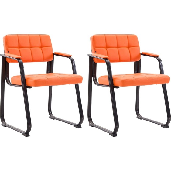 lot de 2 chaises visiteurs Canada B similicuir