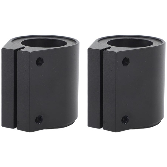 Lot de 2 colliers déchappement haute température en aluminium à joint bout à bout, 2,5 cm, pour Banshee de 1987 à 2006, noir