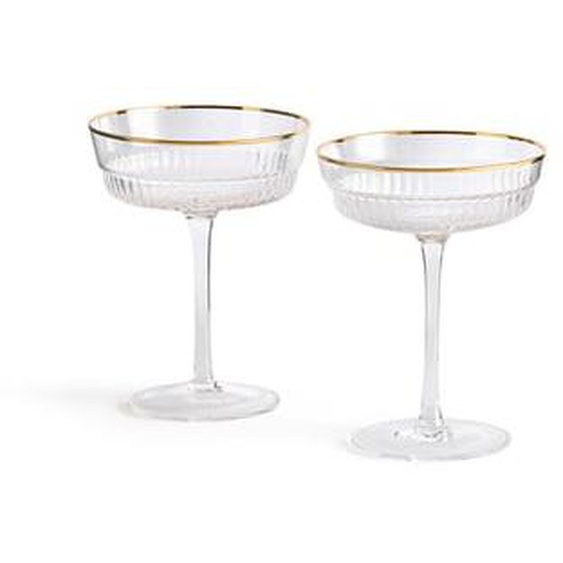 Lot de 2 coupes à champagne, Togari