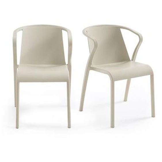 Lot de 2 fauteuils en polypropylène, Predsida
