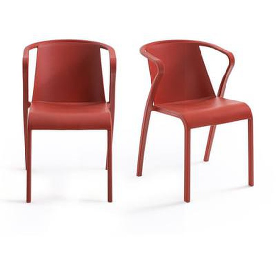 Lot de 2 fauteuils en polypropylène, Predsida