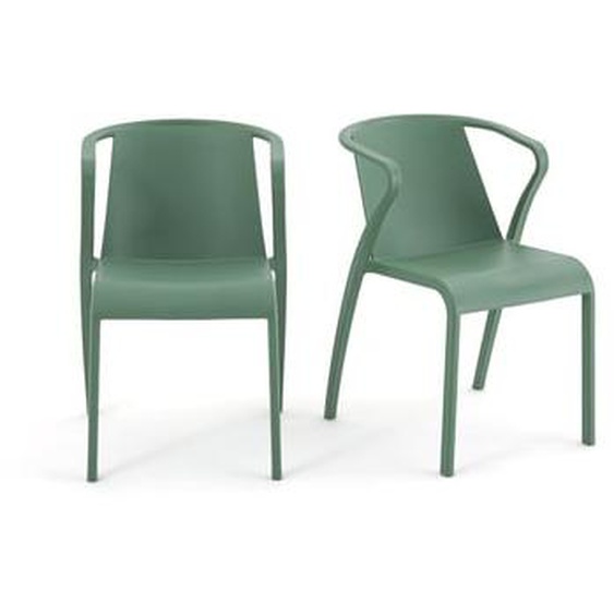 Lot de 2 fauteuils en polypropylène, Predsida