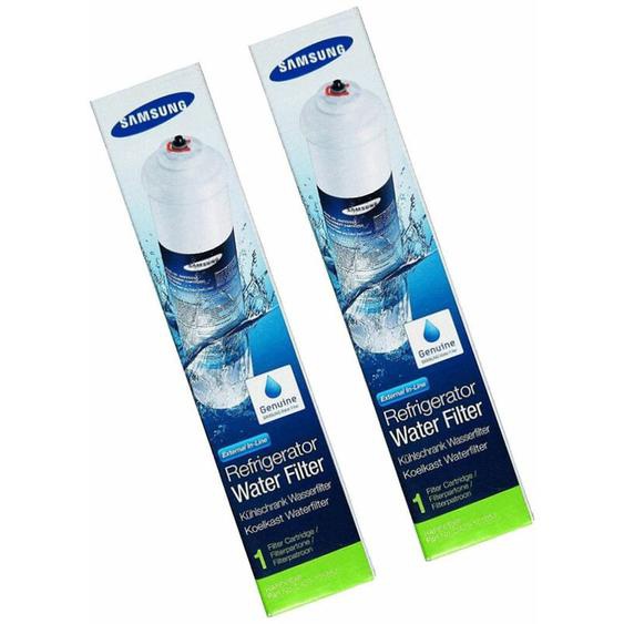Lot de 2 Filtres à eau dorigine (DA29-10105J) Réfrigérateur, congélateur AEG, BEKO, BLOMBERG, BOSCH, CONTINENTAL EDISON, DAEWOO, DE DIETRICH,