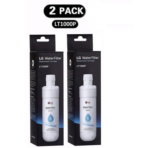 Lot de 2 filtres (LT1000P) Réfrigérateur, filtre à eau du réfrigérateur Trimec