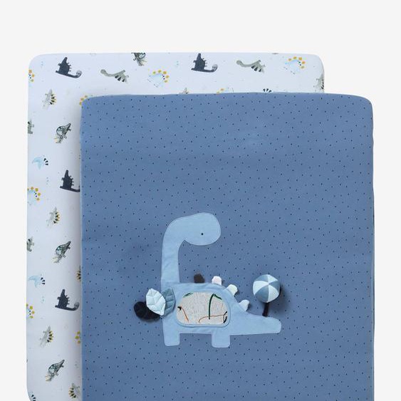 Lot de 2 housses fond de parc dinosaure