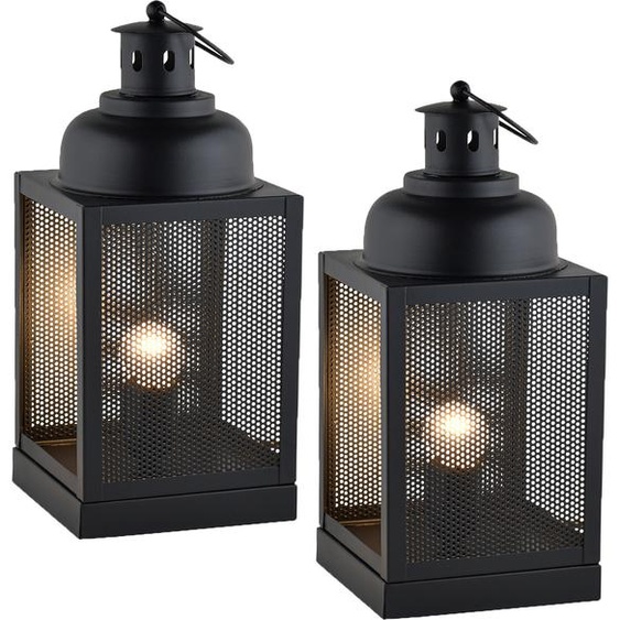 lot de 2 lampes modernes Lampe de table Ceed Noir