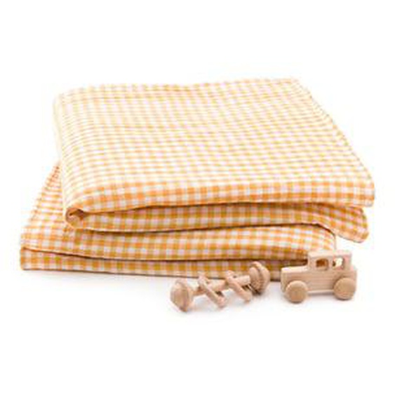 Lot de 2 langes gaze de coton, 70x70 cm, Croizic