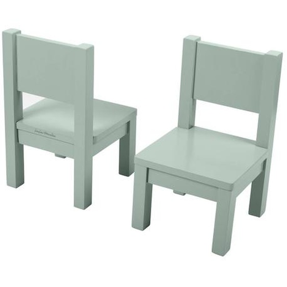 Lot De 2 Ma Première Chaise Enfant Montessori 1-4 Ans Vert Sauge