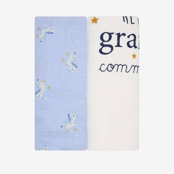 Lot De 2 Maxi Langes Bleu