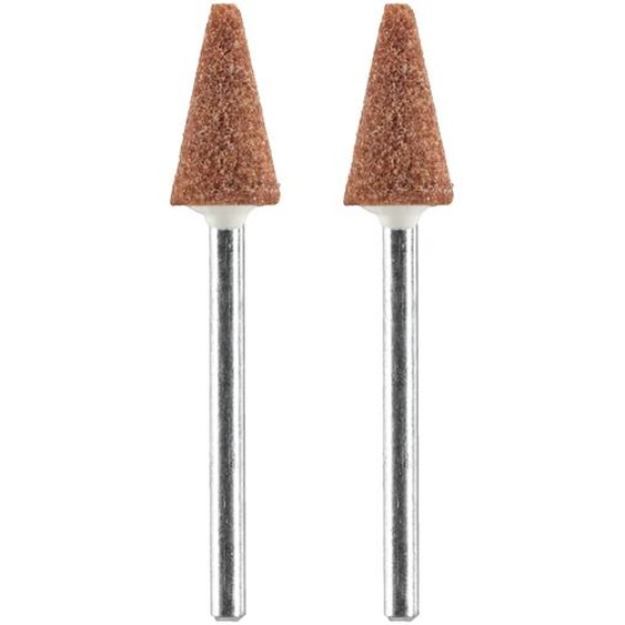Lot de 2 meules coniques en oxyde daluminium 7,9 mm