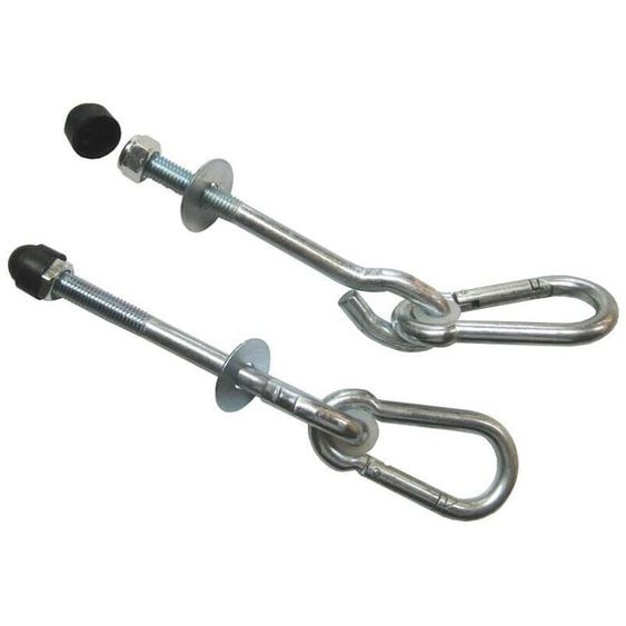 Soulet - Lot de 2 mousquetons en acier inoxydable