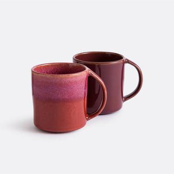 Lot de 2 mugs en grès émail réactif, Sintra
