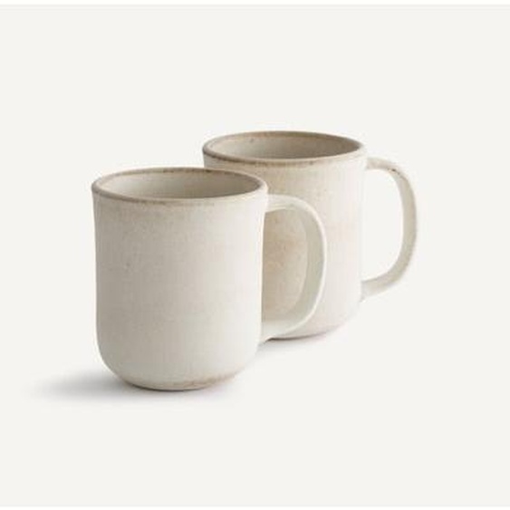 Lot de 2 mugs en grès émaillé, Gandra