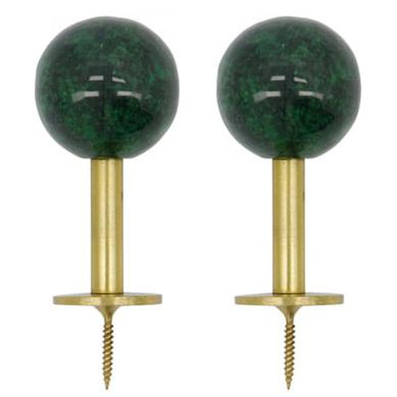 Lot de 2 patères Ball