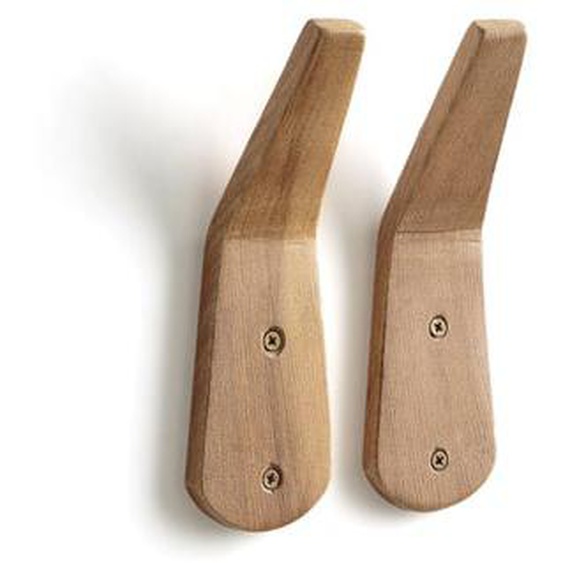 Lot de 2 patères en orne massif, Yotaka