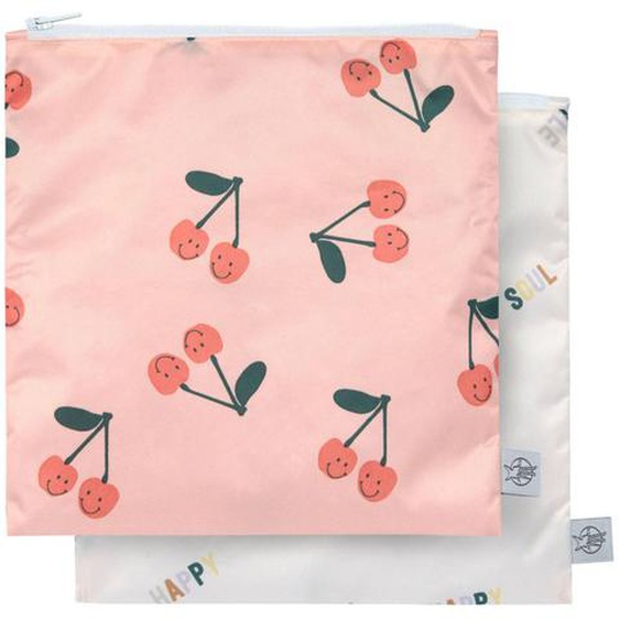 Lot De 2 Pochettes À Snack Happy Fruits Cerise Multi-coloured