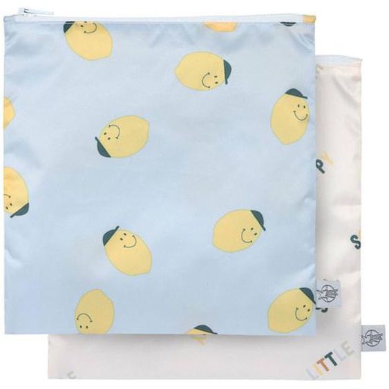 Lot De 2 Pochettes À Snack Happy Fruits Citron Multi-coloured