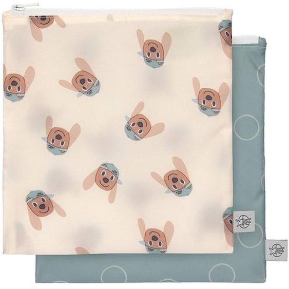 Lot De 2 Pochettes À Snack Tiny Team Dog Multi-coloured