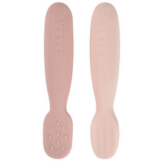 Lot De 2 Pré-cuillères Silicone 4 Mois+ Barbe À Papa