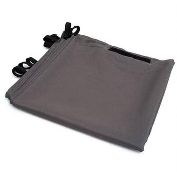 Lot de 2 rideaux pour pergola 3 et 4 m gris panneaux muraux avec fermeture éclair