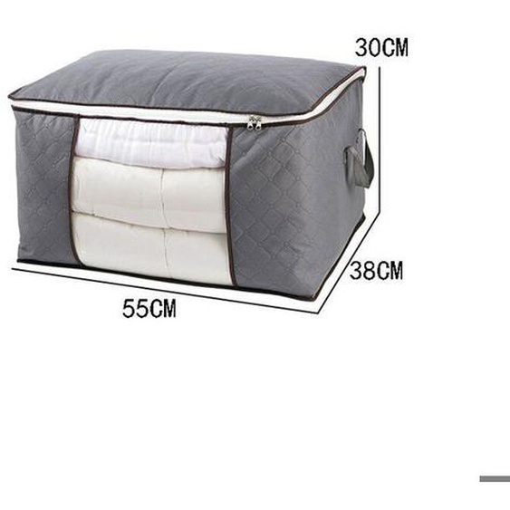 Lot de 2 Sac de Rangement Vetement Bote de Rangement Sous lit Pliable Housse Rangement Couette Organisateur de Placard pour PZCC