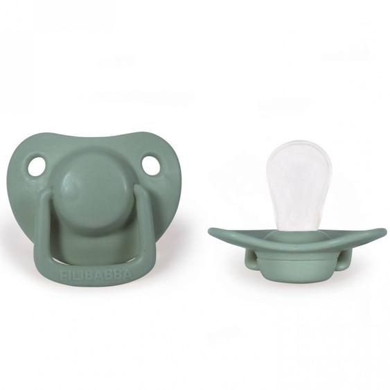 Lot De 2 Sucettes Anatomique En Silicone Vert Eucalyptus