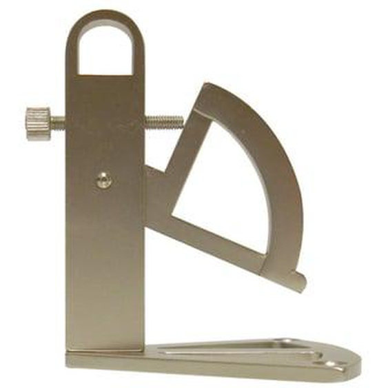 Lot de 2 supports sextant avec câble 5 m nickel mat