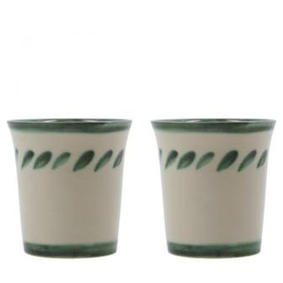 Lot de 2 tasses en grès Diva