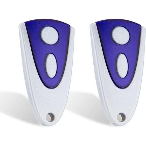 Lot de 2 télécommandes de porte de garage compatibles avec Novoferm Novotron 502 MAX43-2 Novotron 512 MIX43-2 433,92 MHz