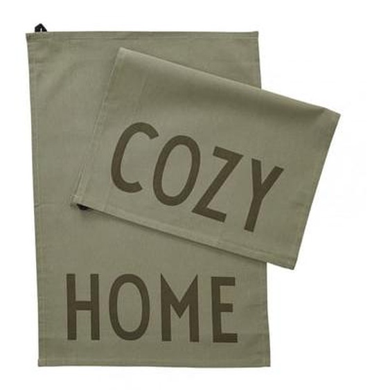 Lot de 2 torchons Cozy & Home