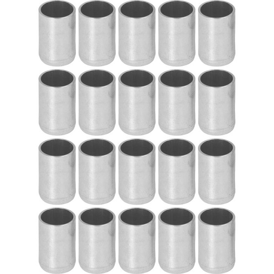 Lot de 20 capuchons en aluminium pour tuyaux de climatisation, capuchons de raccordement robustes pour systèmes de climatisation automobiles de 6/8 pouces