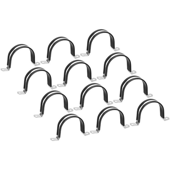 Lot de 22 serre-câbles en forme de U, de 60 mm, en acier inoxydable 304