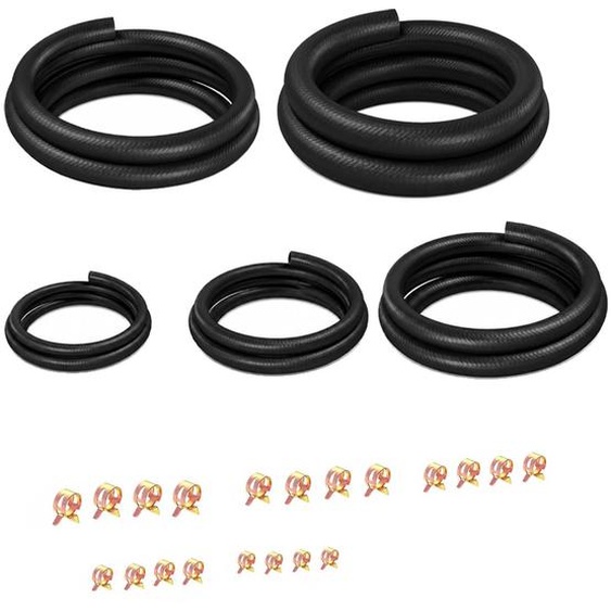 Lot de 25 tuyaux en tissu avec colliers de serrage pour lentretien
