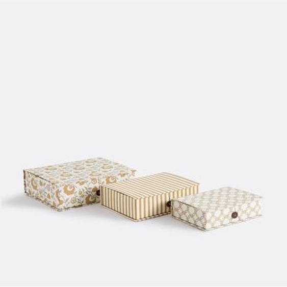 Lot de 3 boîtes de rangement, Yassia