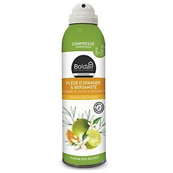 Lot de 3 - Boldair Désodorisant compressé Fleur dOranger et Bergamote - 250 ml