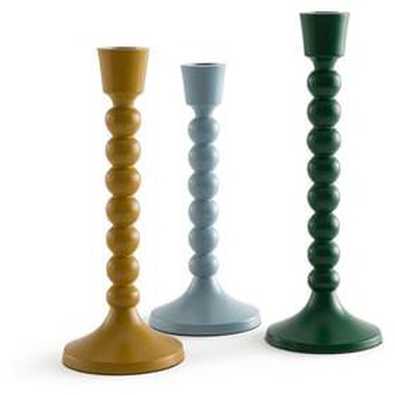 Lot de 3 bougeoirs, Riya