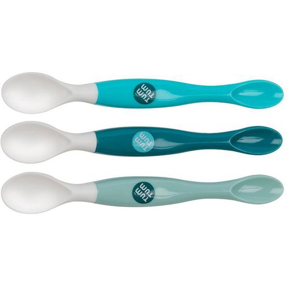 Lot De 3 Cuillères À Double Embout Ourson Multi-coloured