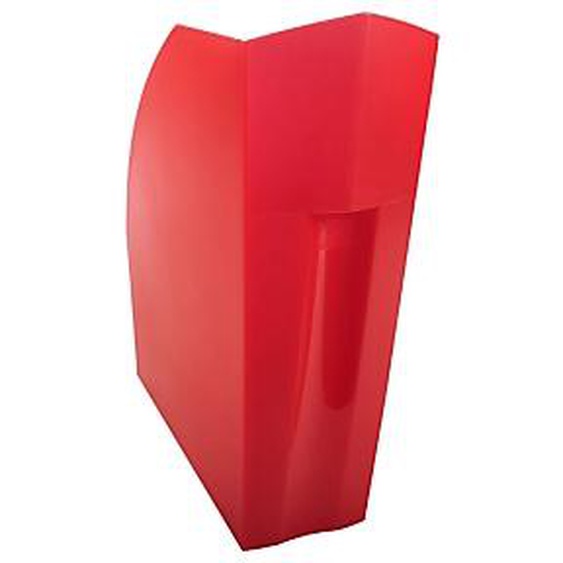 Lot de 3 - EXACOMPTA Porte-revues The Magazine Chromaline - Rouge carmin