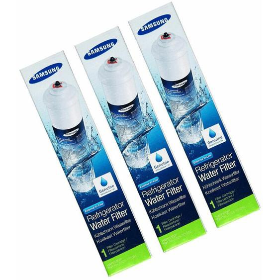 Lot de 3 Filtres à eau dorigine (DA29-10105J) Réfrigérateur, congélateur aeg, beko, blomberg, bosch, continental edison, daewoo, de dietrich,