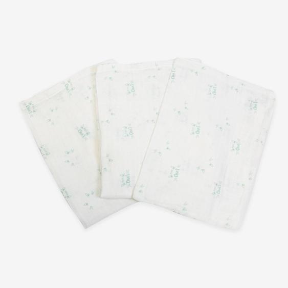 Lot De 3 Gants De Toilette Verde