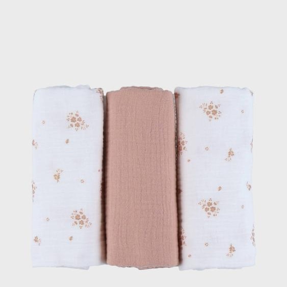 Lot De 3 Langes 70* Coton Bio Ecru
