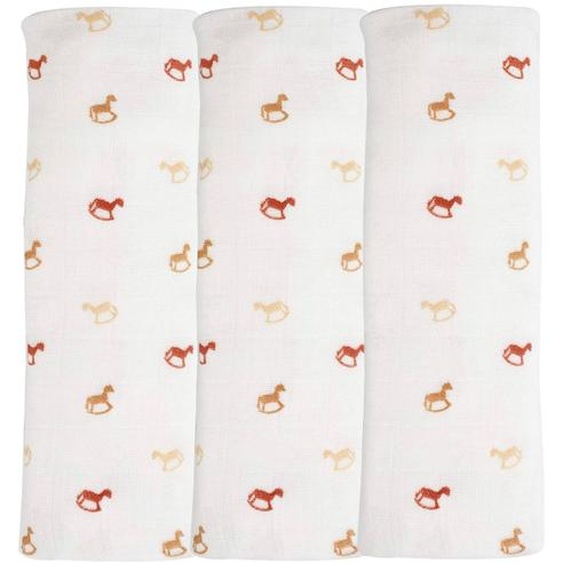 Lot De 3 Langes Bébé Beige