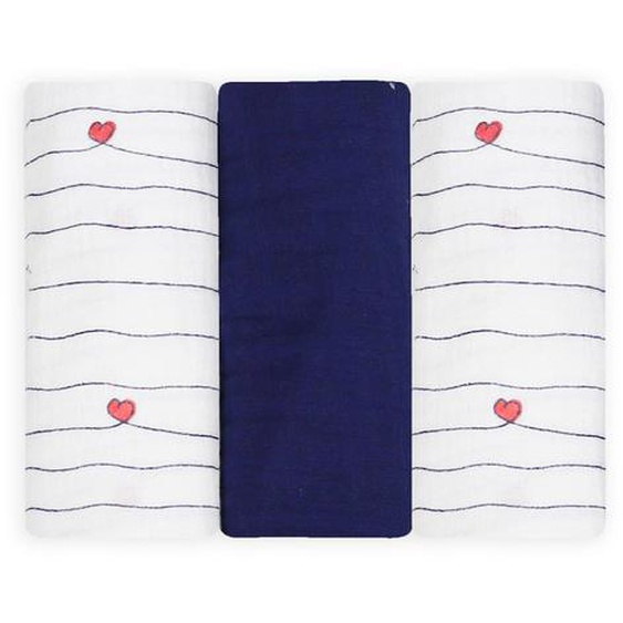 Lot De 3 Langes Bleu