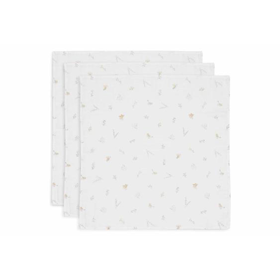 Lot De 3 Langes Gaze De Coton Lovely Birds