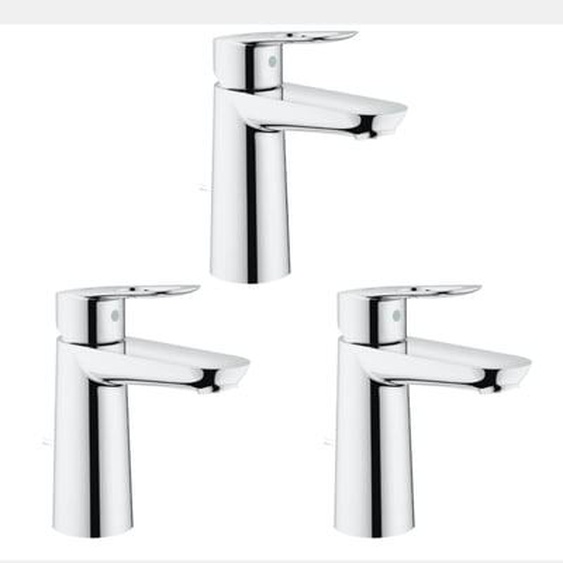 Lot de 3 Mitigeurs lavabo BauLoop Taille M